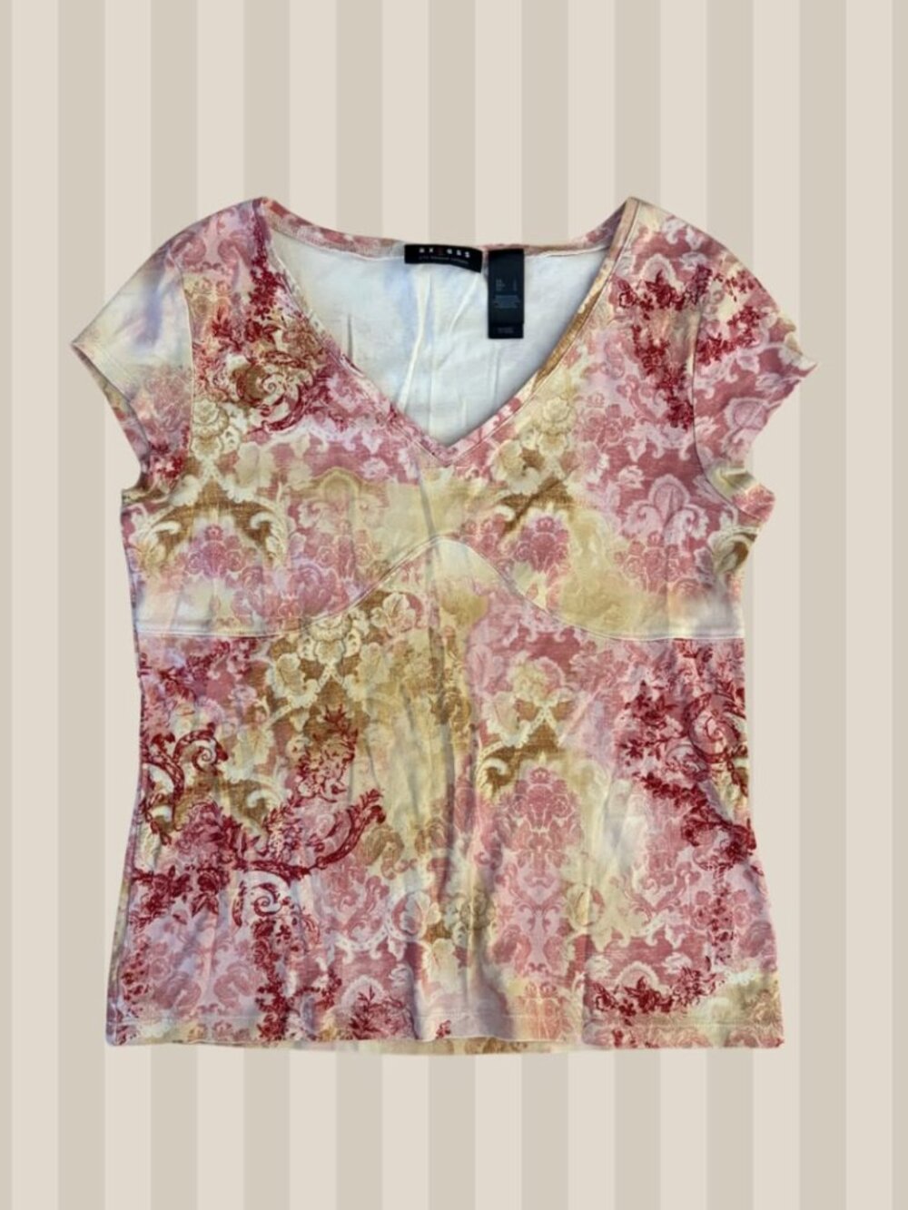 Y2K Axcess Patterned Top - Picture 4 of 7